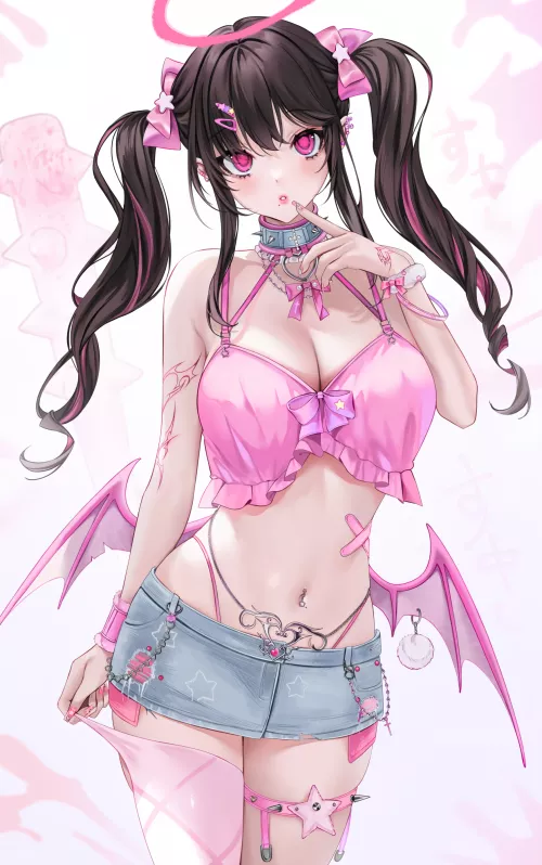 Pink Twintail Angel
