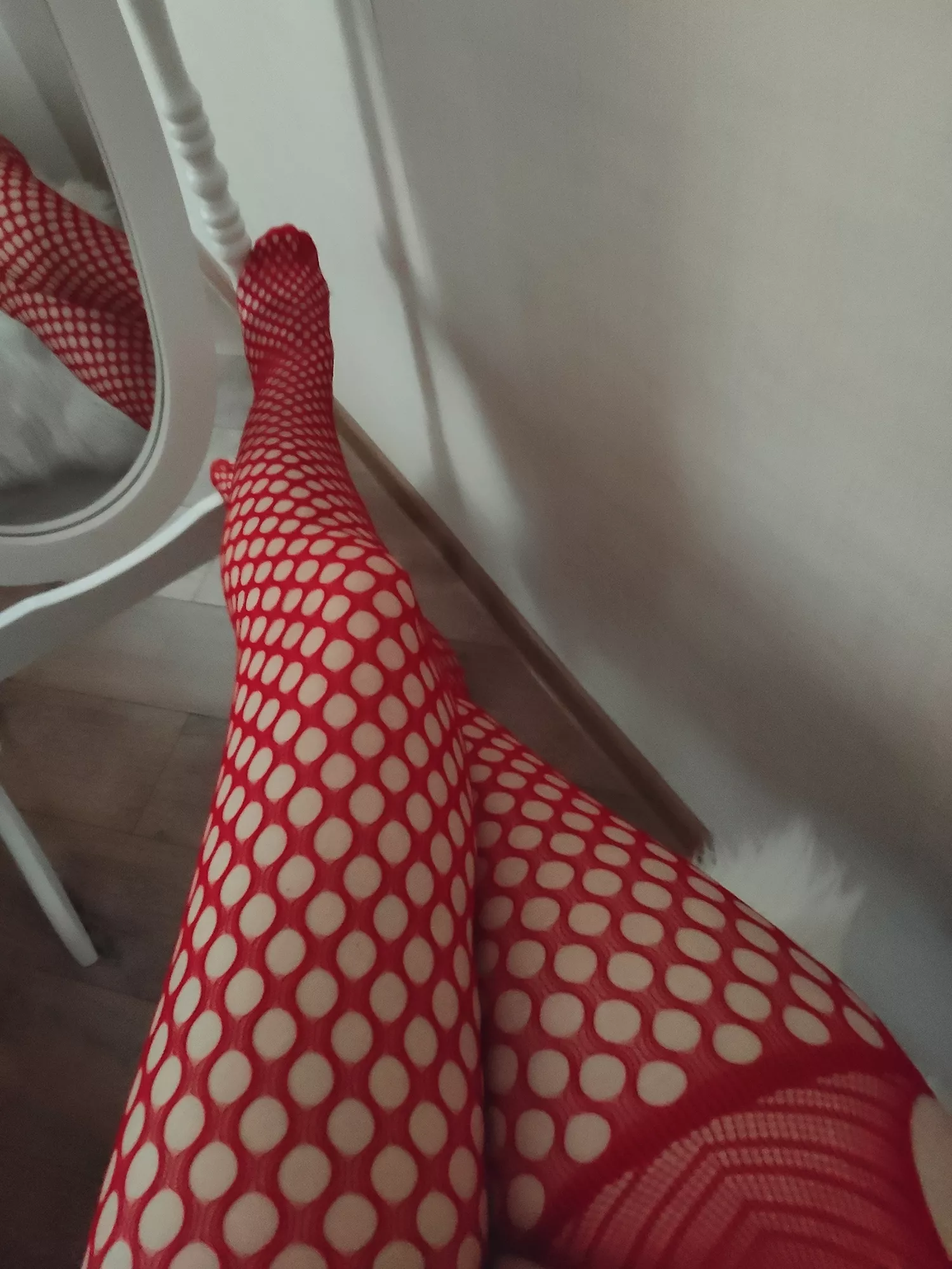 Red fishnet