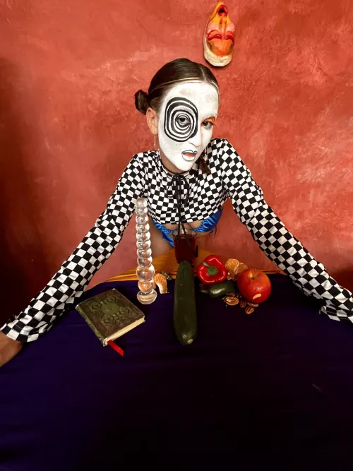 Teen slut with a weird hobby