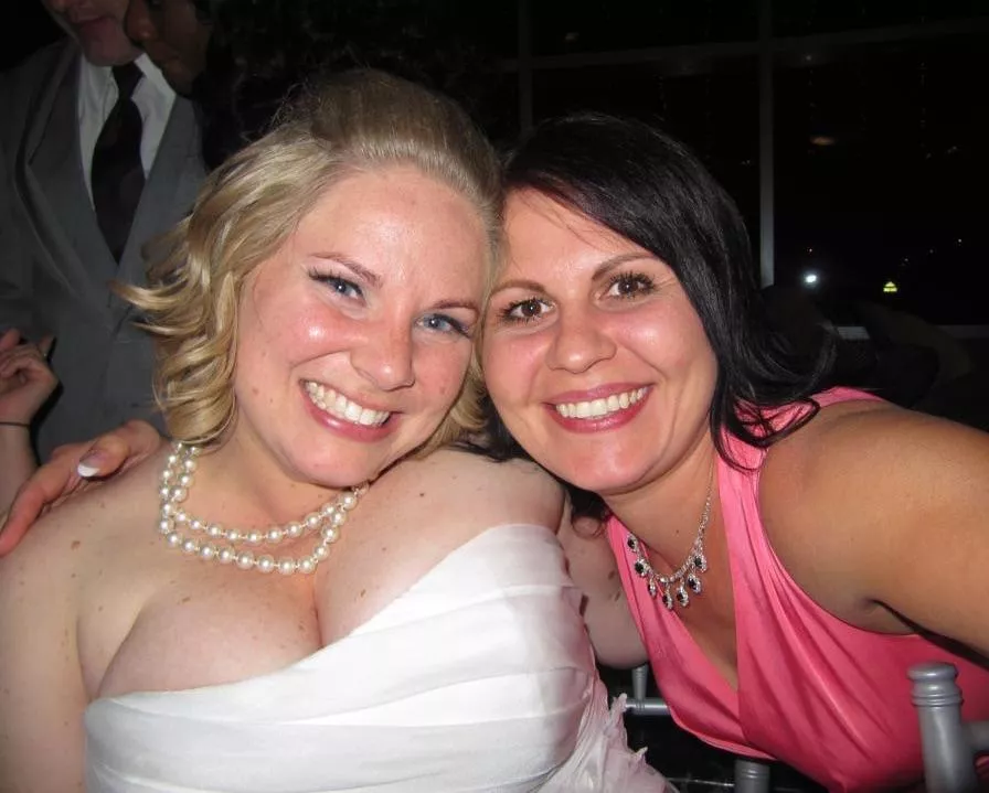 Bride’s bustin’ out