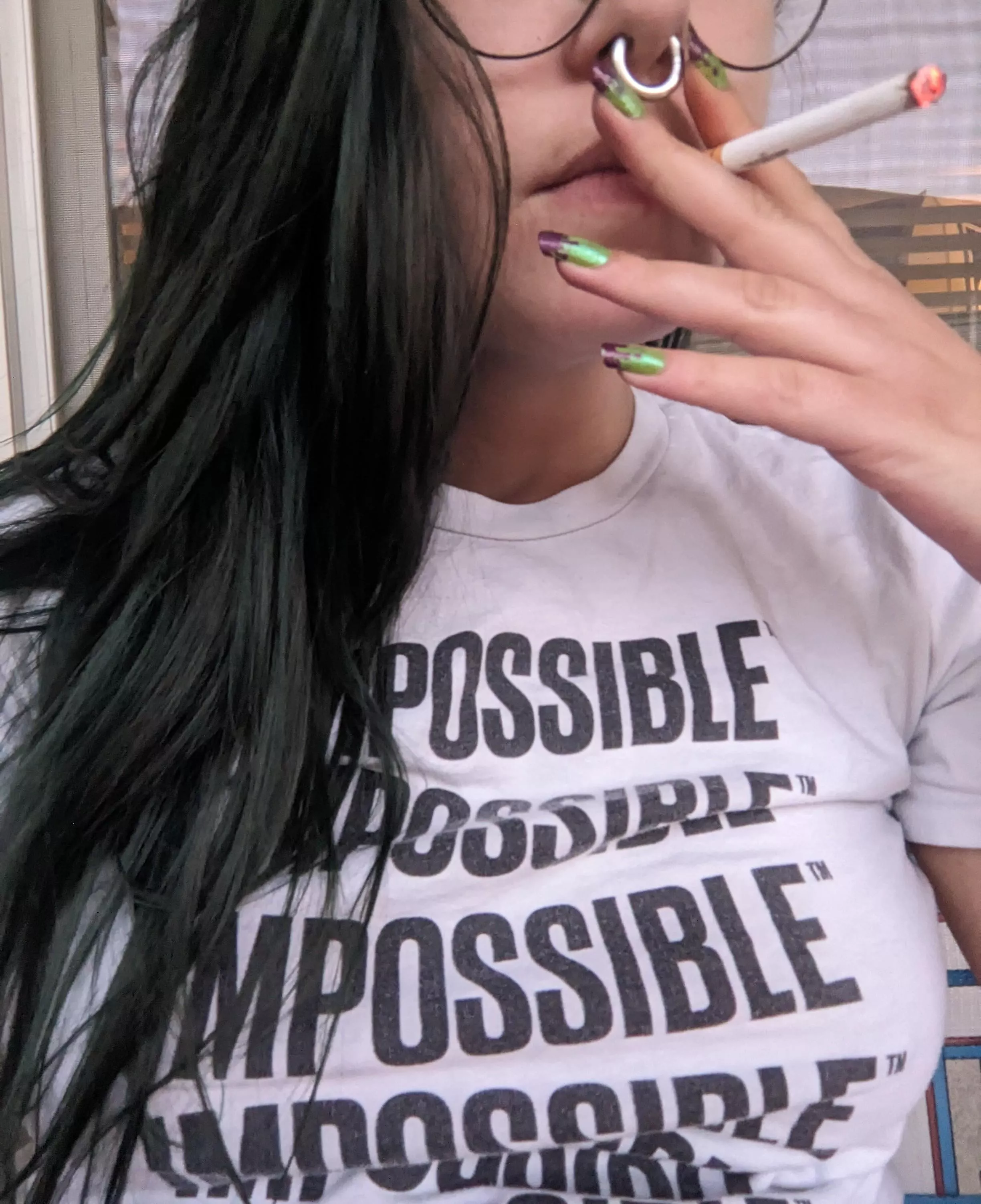 Chain smoking the stress away