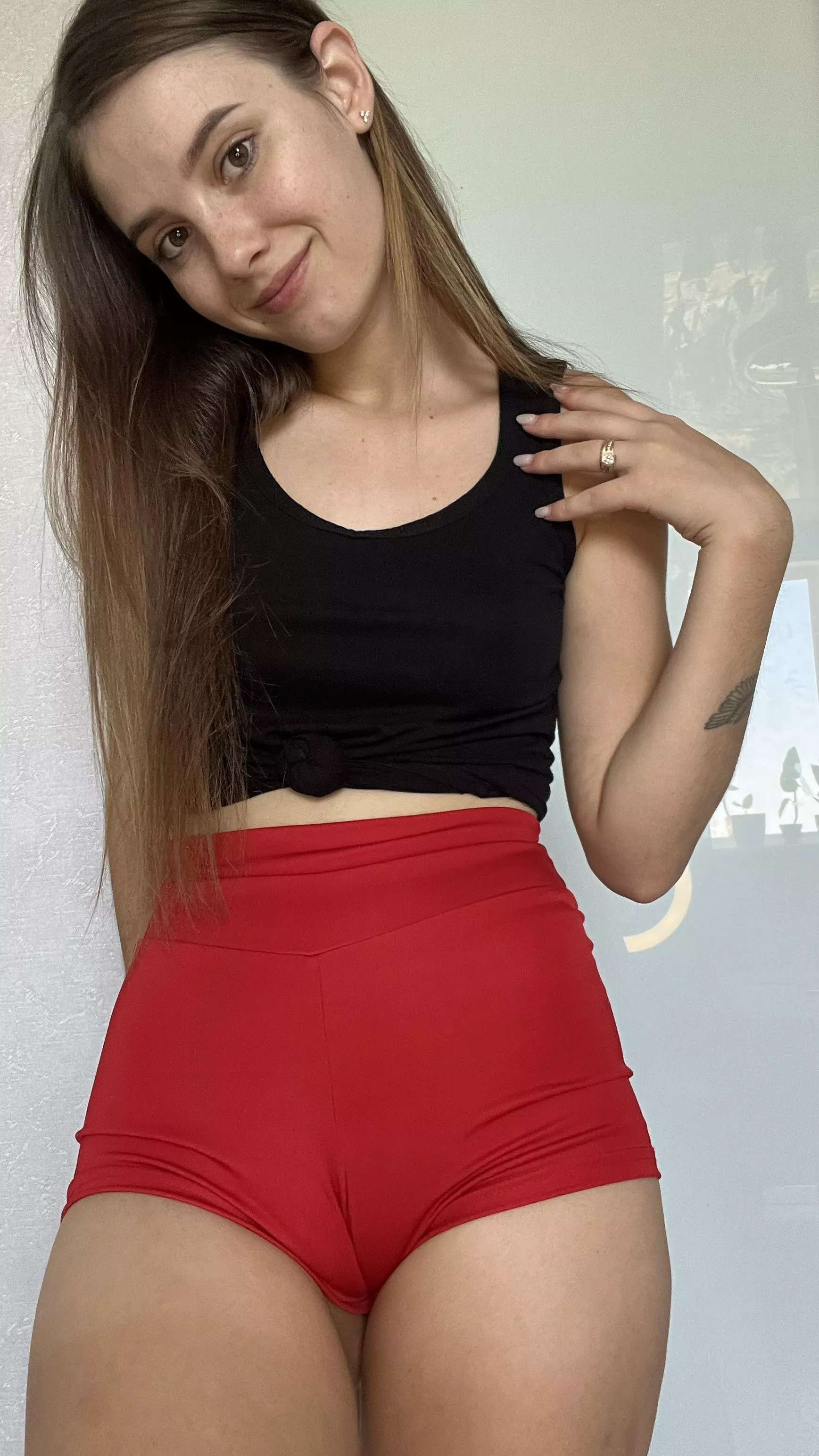 croptop with no bra beneath...too slutty?😬