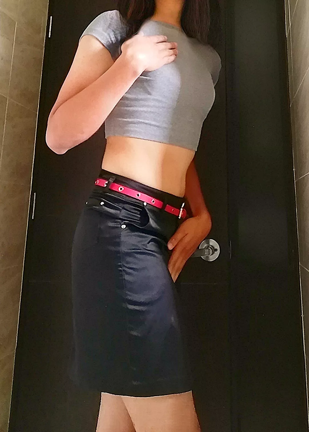 Do you think my top matches my skirt? 🤔