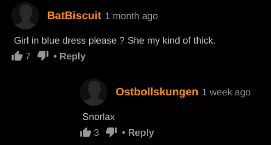 girl in the blue dress