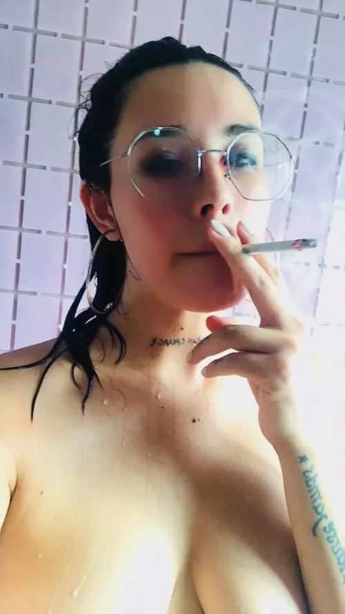 Good night, smoky and wet... would you like to share this cigarette with me?