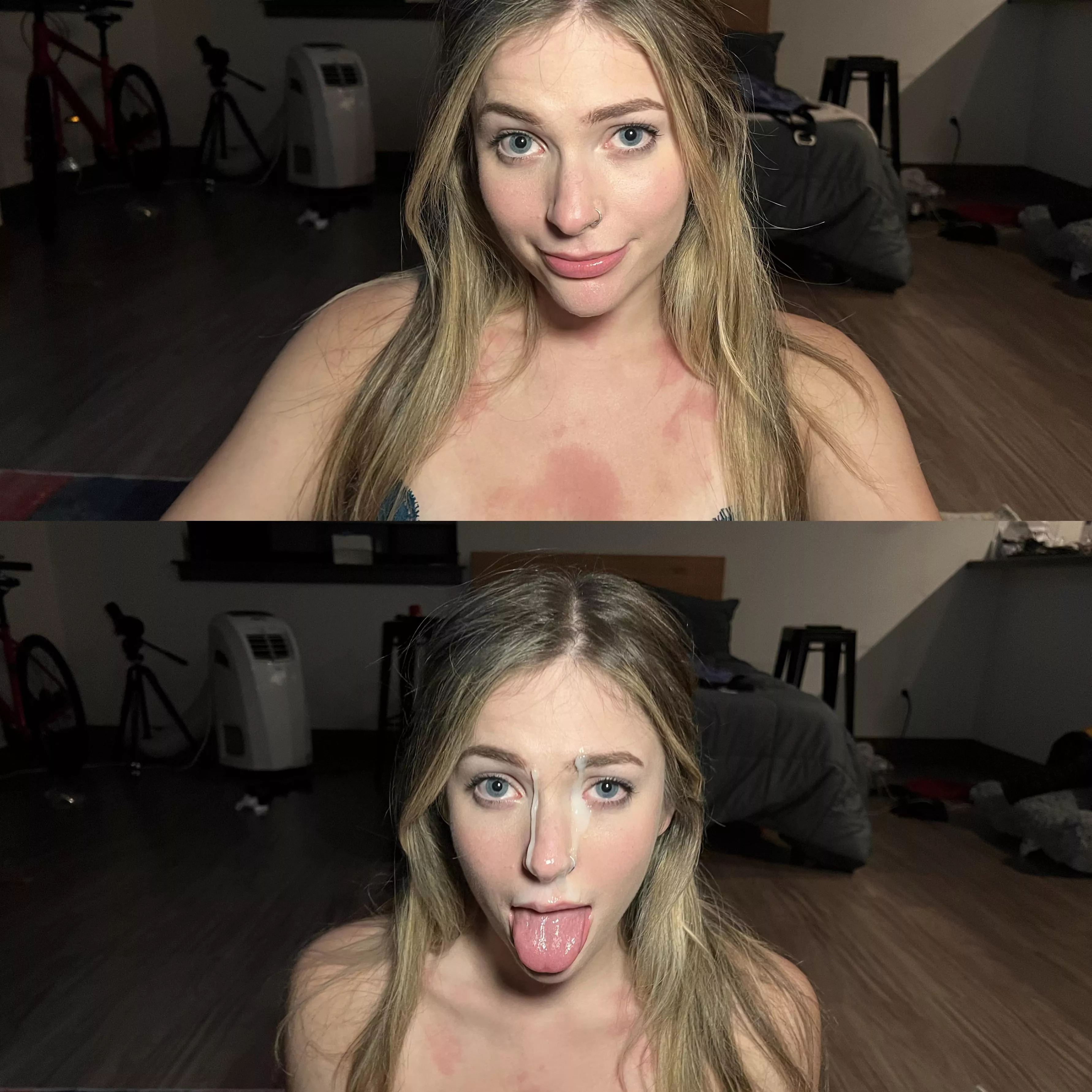 I prefer slut mode but either way I’m on my knees :)