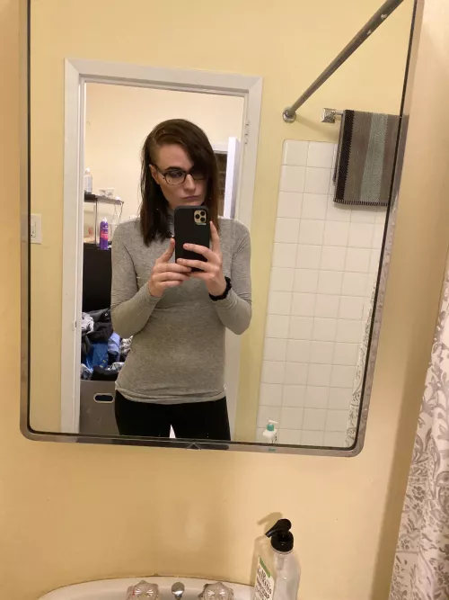 I'm pretty much a full time femboy at this point. Do you like my casual fit?