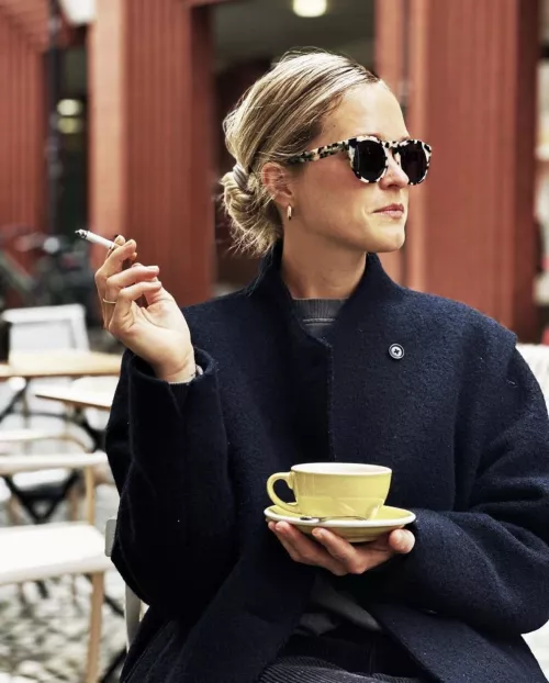 Morning coffee and cigarette