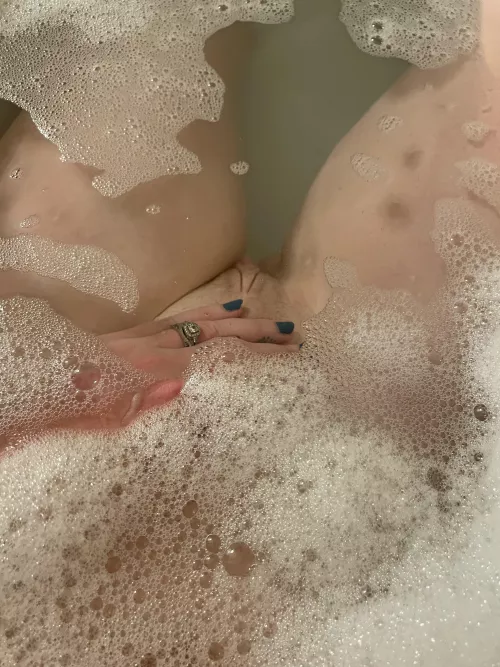 Peek-a-boo during my bath!