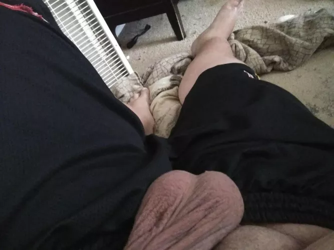 She said my balls was small