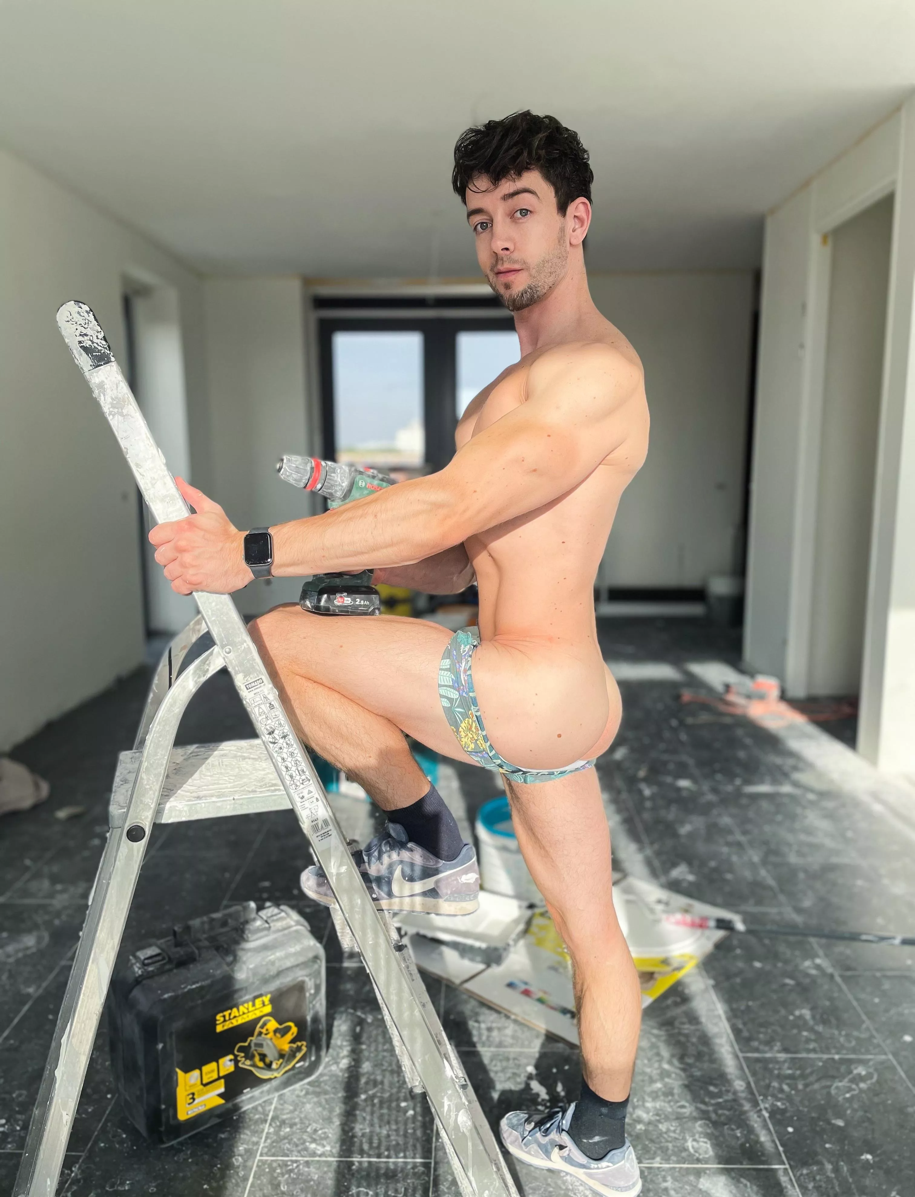 Showing off the Ass during construction