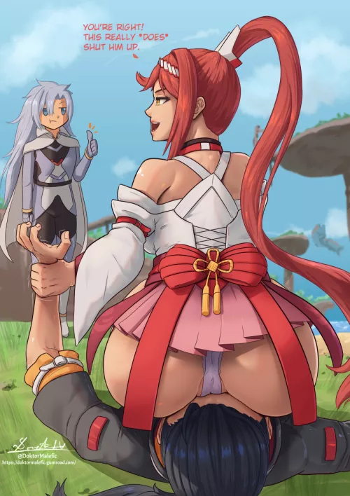 Silenced by Glimmer's ass