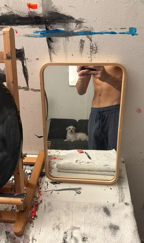 Taking a painting break…