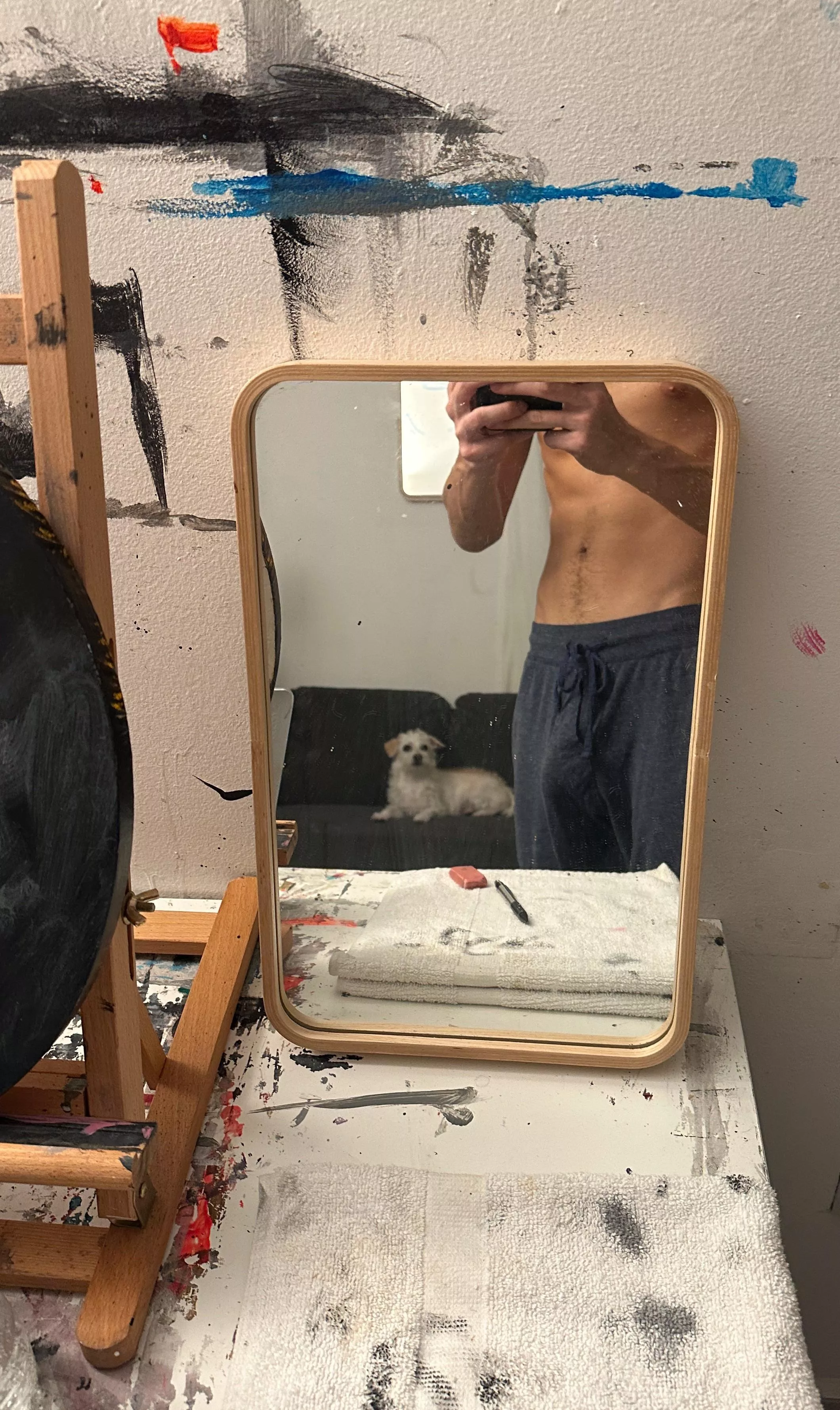 Taking a painting break…