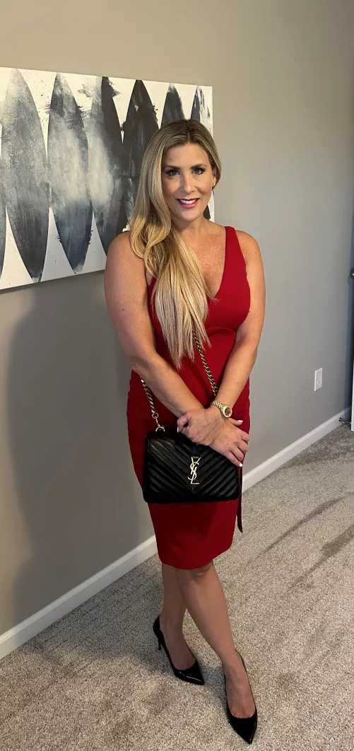 TGIF! Feeling the red and black look.