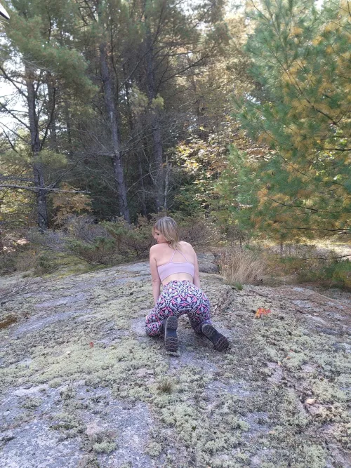 the moss feels so soft under me like natures pillow