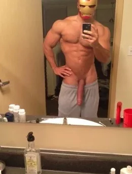 Think your wife/gf can handle this superhero cock 😉