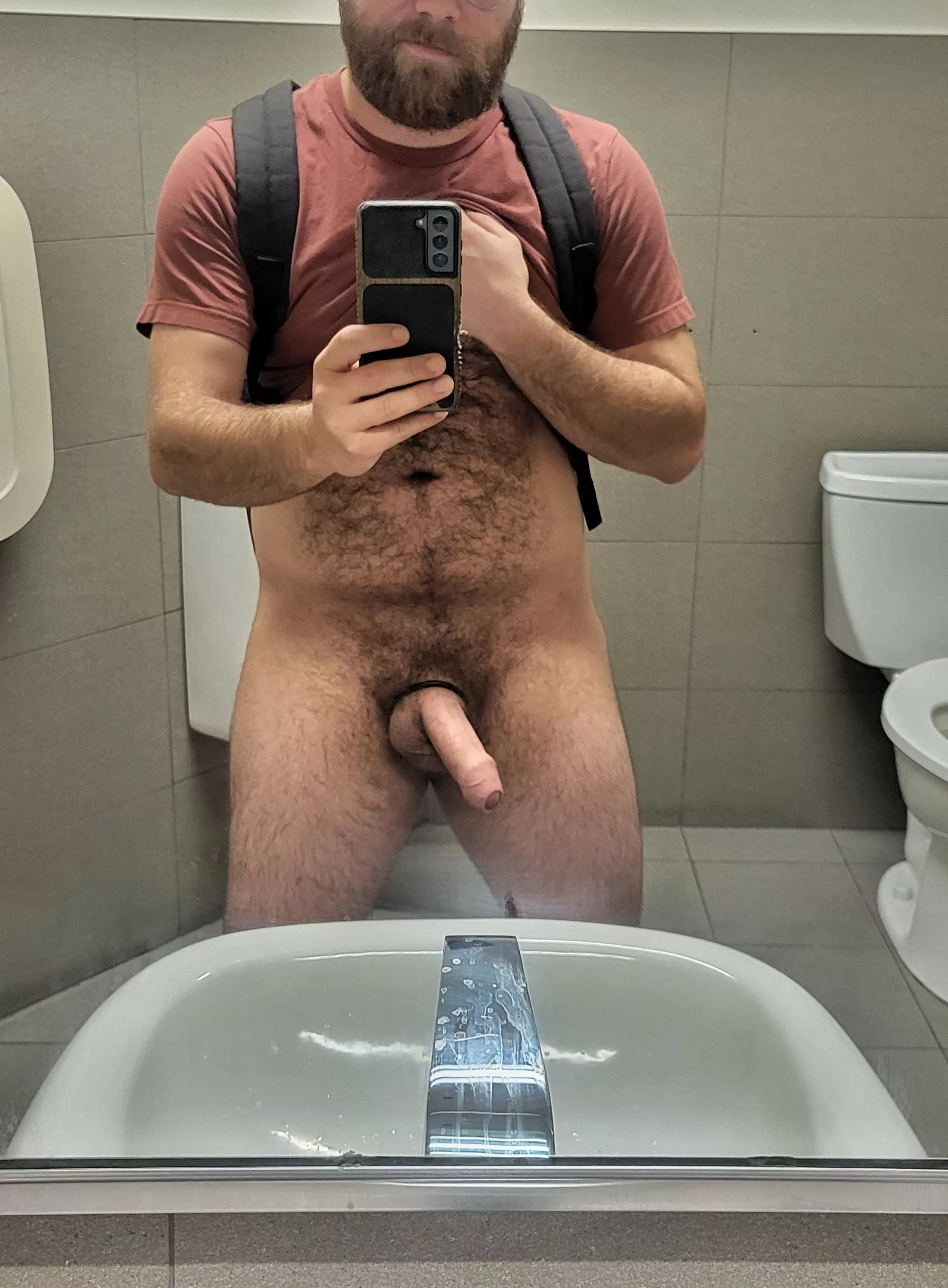 Would you have joined me in the store bathroom ?