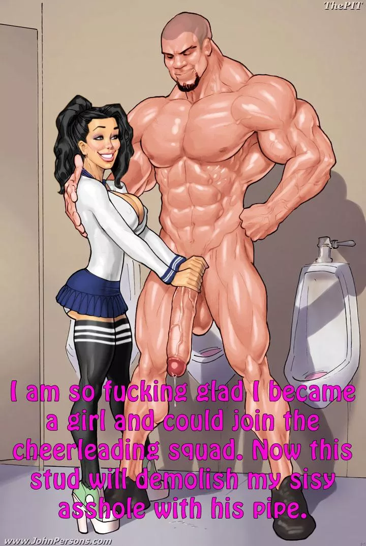 Becoming A Sissy To Join the Cheerleading Squad