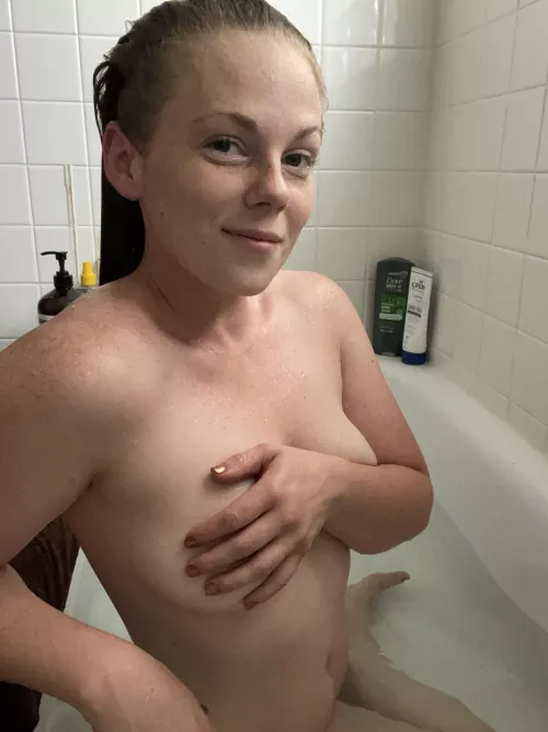 Getting clean just so I can be a dirty girl with you