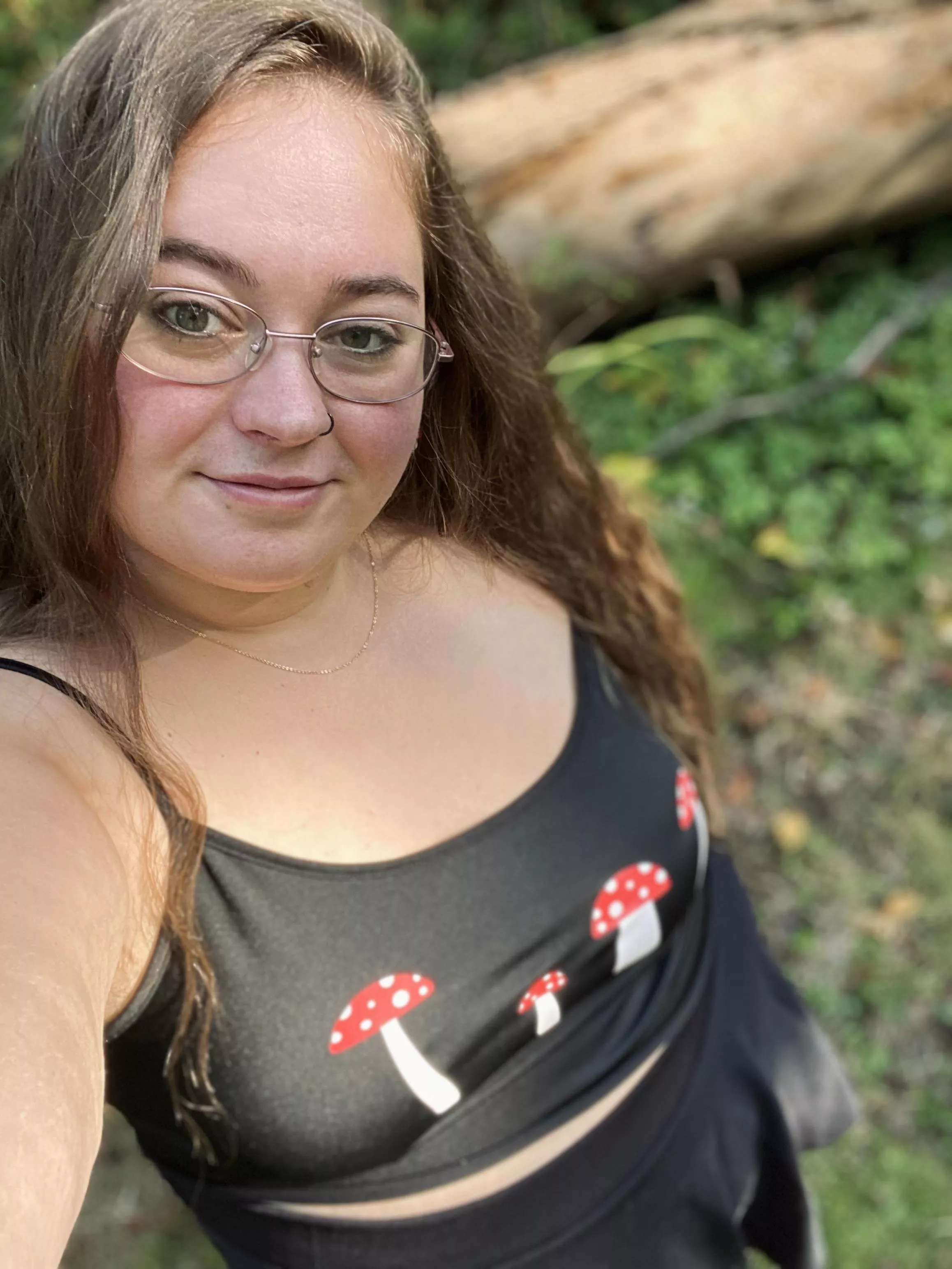 I felt so cute in this outfit 🍄