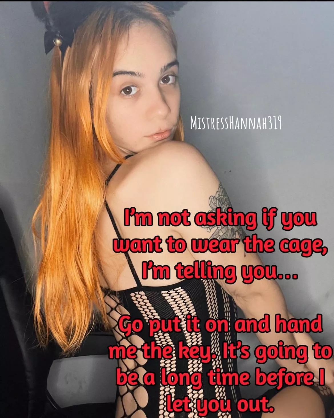 It isn’t your choice anymore 😈