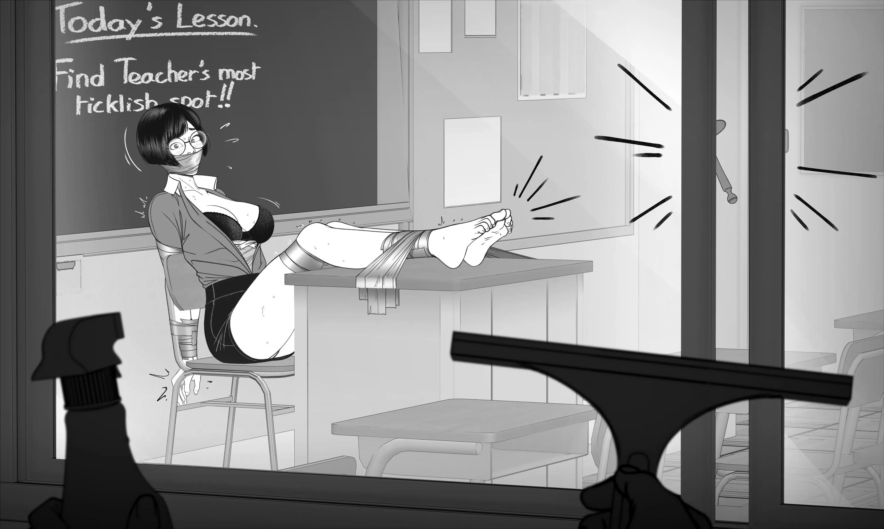 It's important to maintain discipline in the classrom. A teacher needs to know her place after all