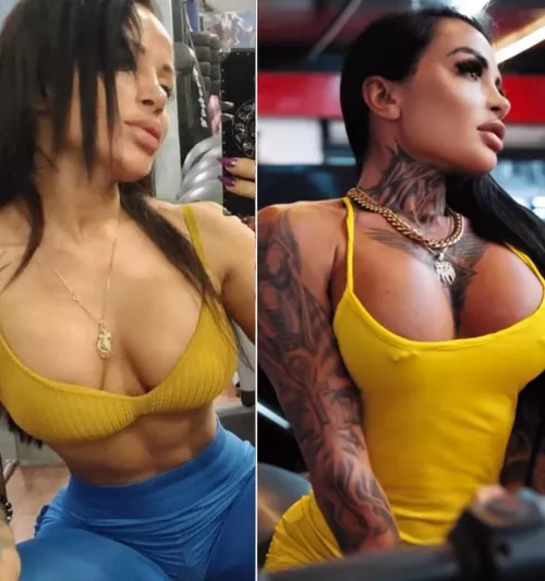 Less muscles but more silicone