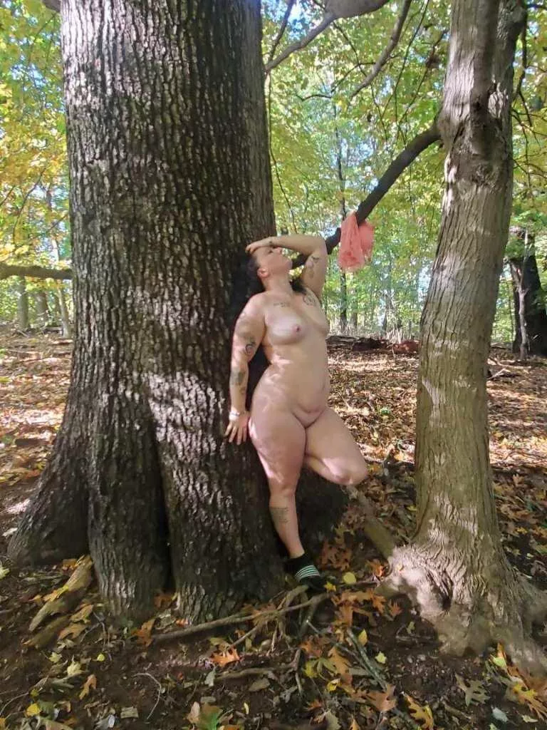 Out on a hike with my wife