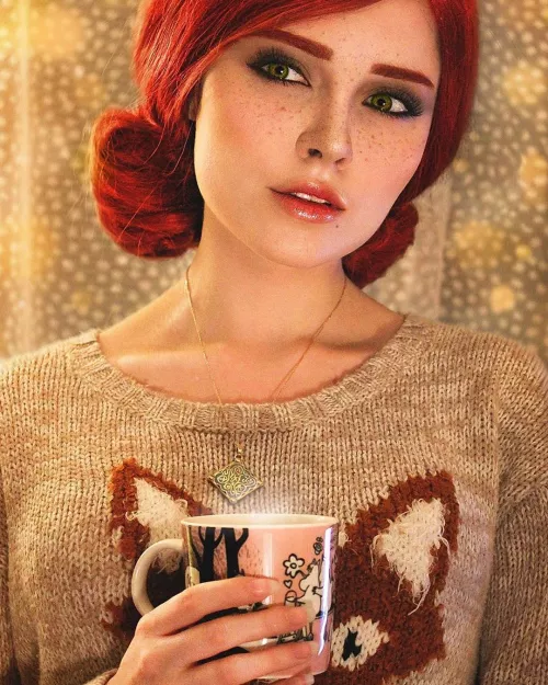 Sladkoslava is so cute as Triss