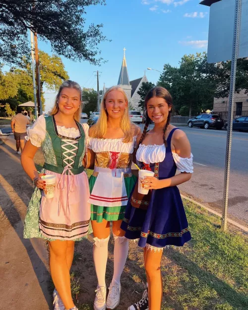 Three college friends