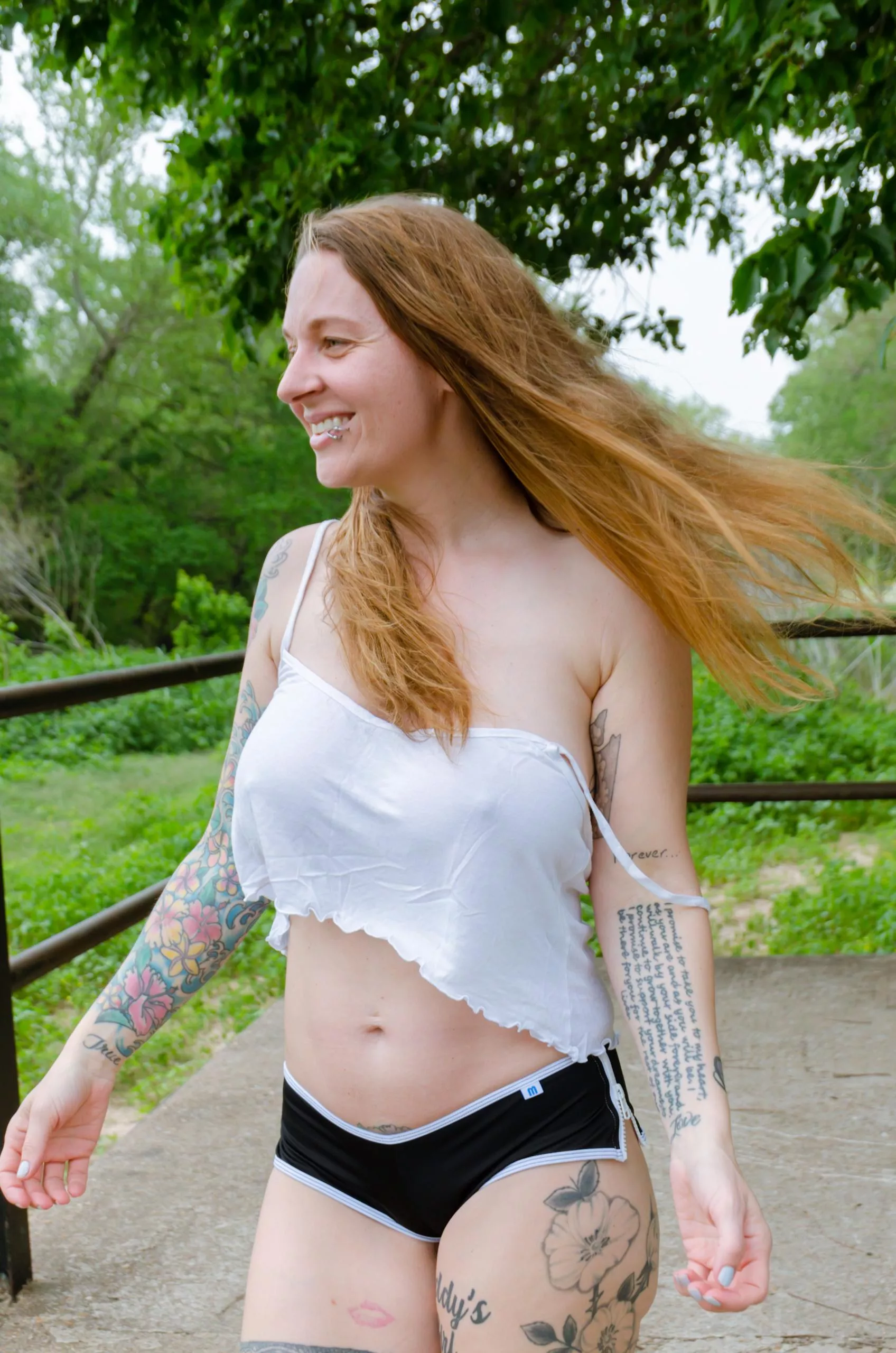 To hot to wear anything else