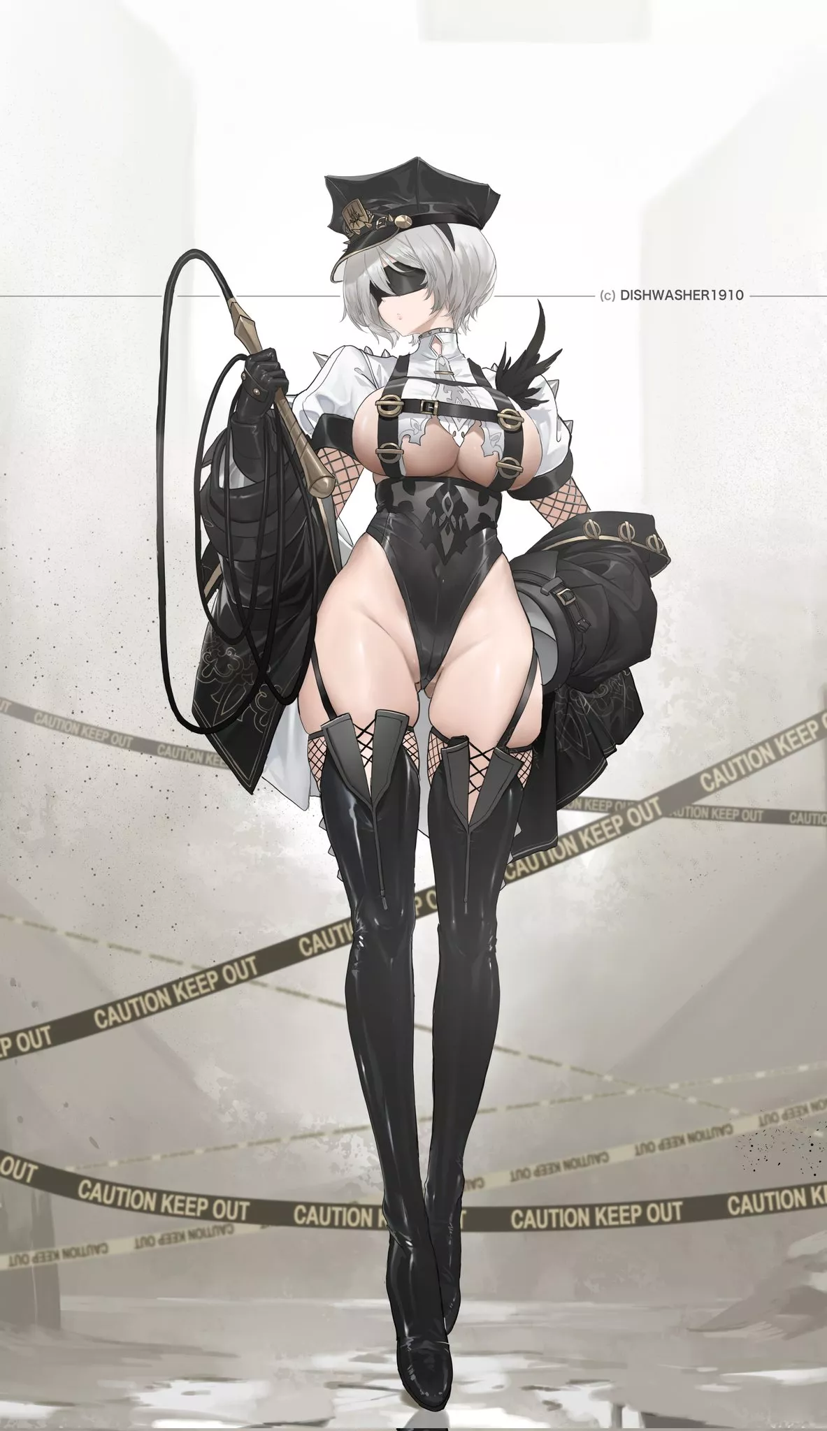 2B has some sexy legs (dishwasher1910) [nier automatica]