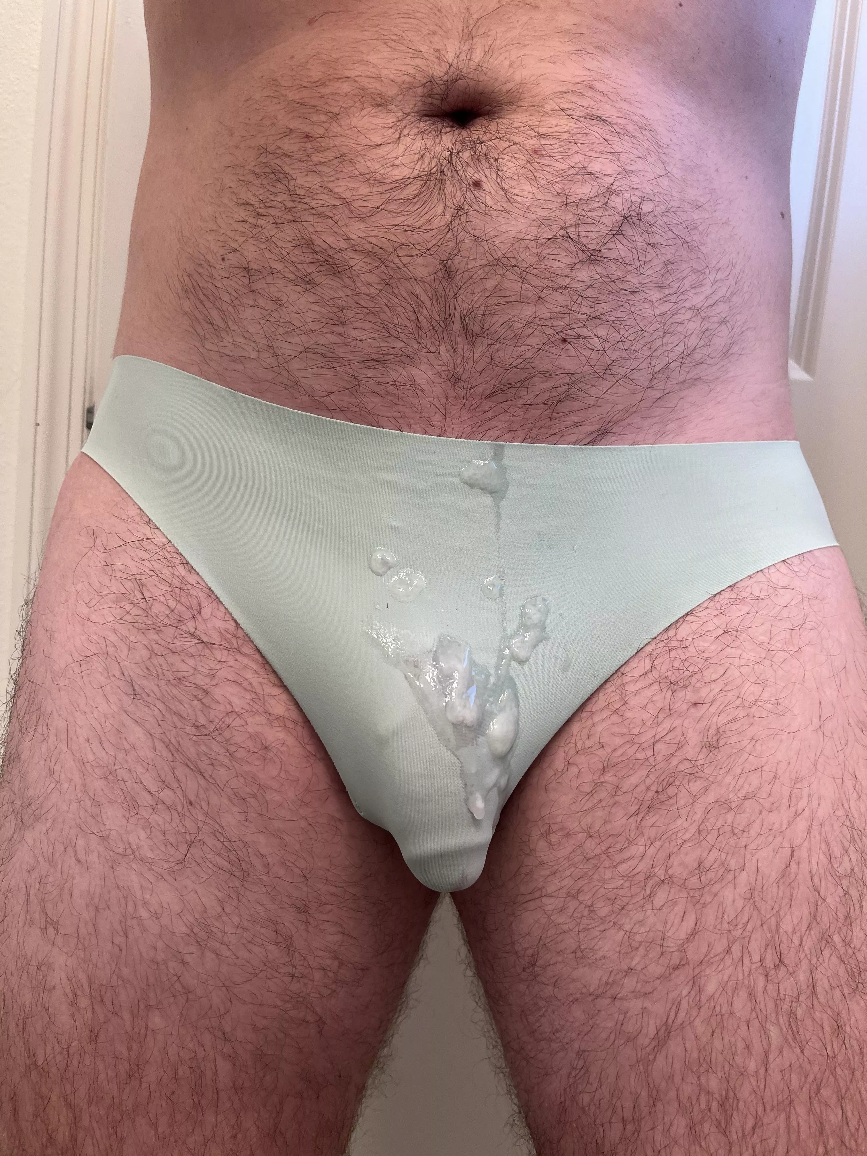 Buddy used my panties as his target