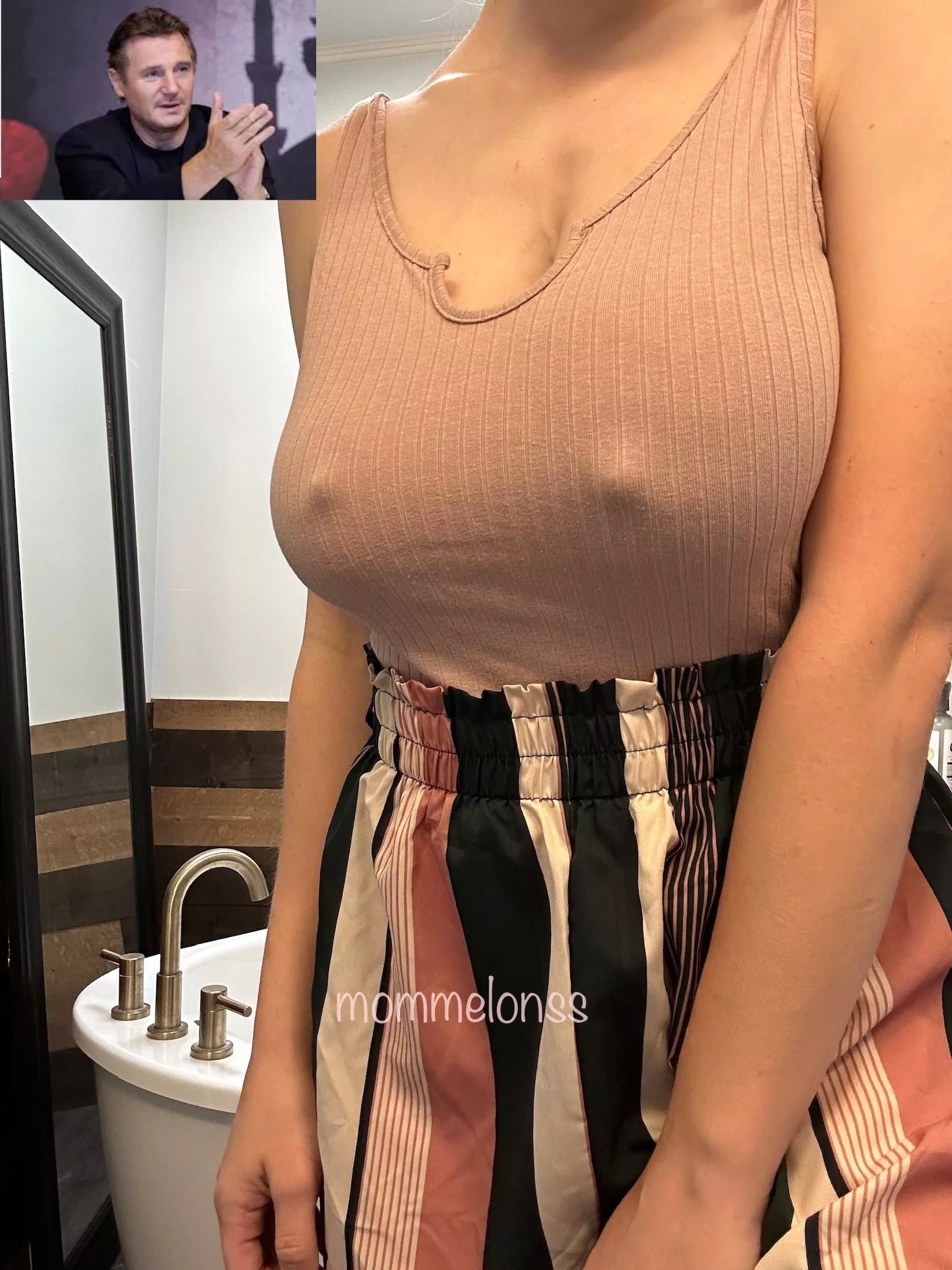 Can’t contain the mom nipples