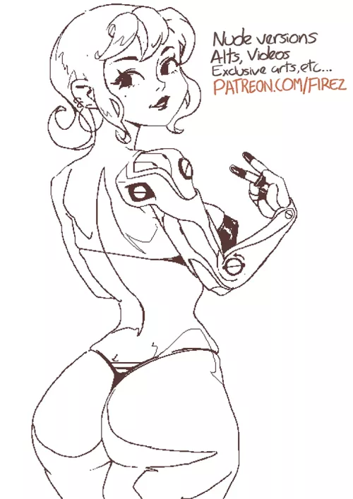 Cyborg girl sketch by me. More in the replies