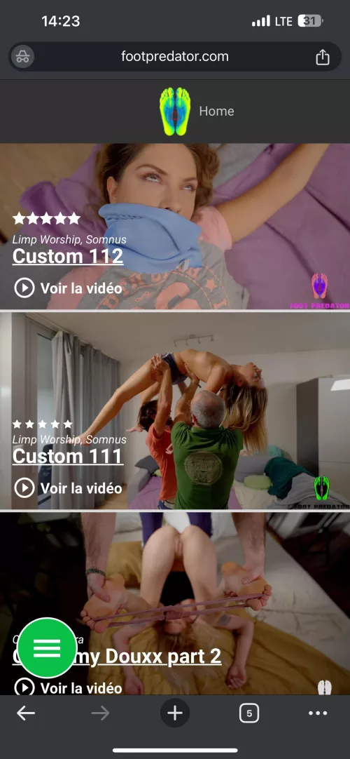 Do you guys have any Foot Predator stuffs?