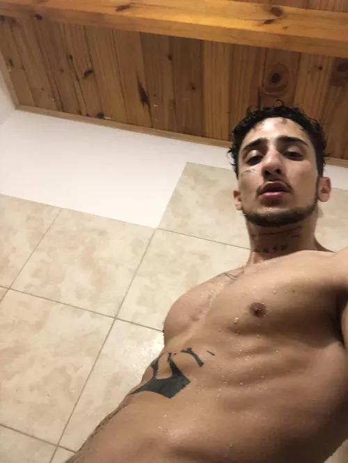 first photo here after showering :)