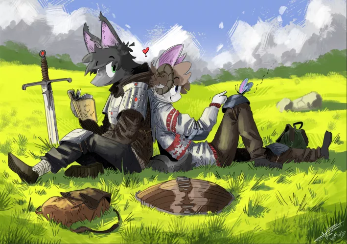 For a knight, love is the biggest adventure ⭐ ❤️