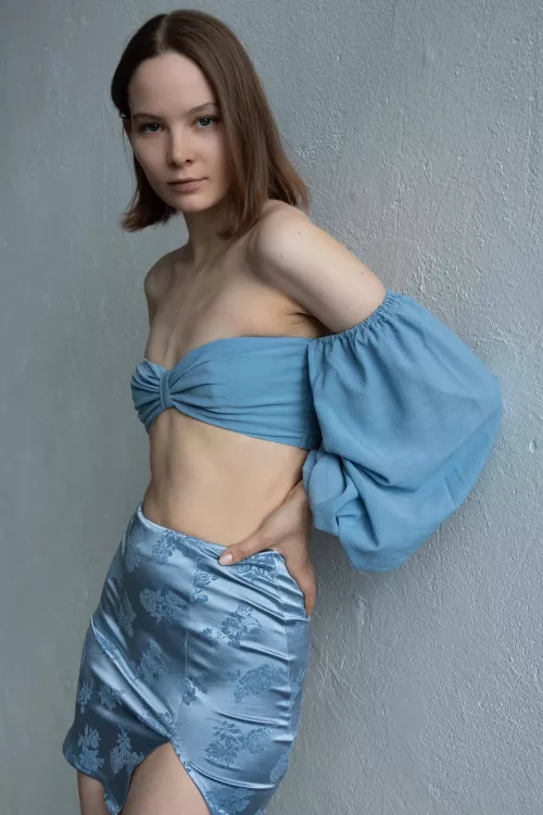 I think baby blue looks pretty good on me