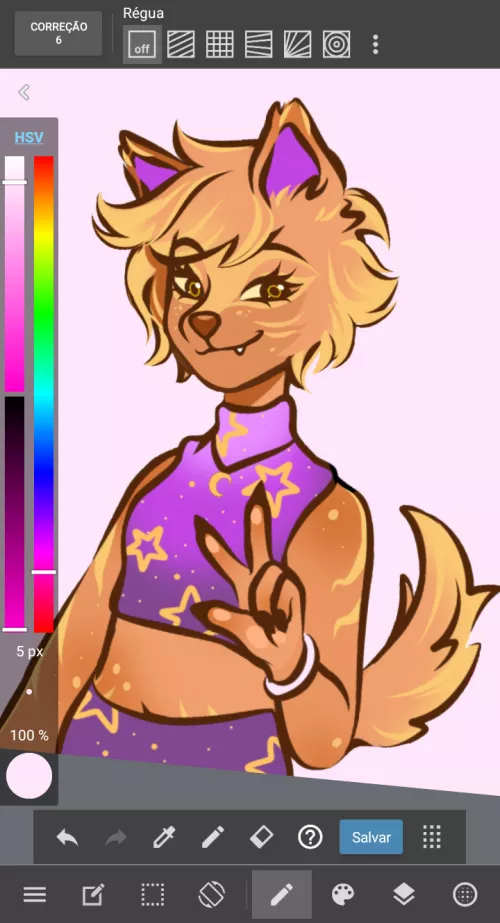 I tried to give her more furry features... what do you think?