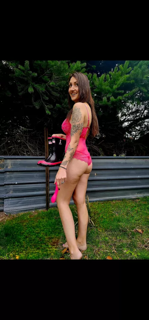 I'm about to do something naughty in my paddock