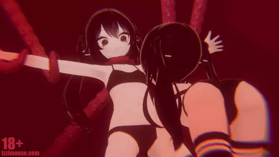 my tentacle buddy manifests a new friend (oc)