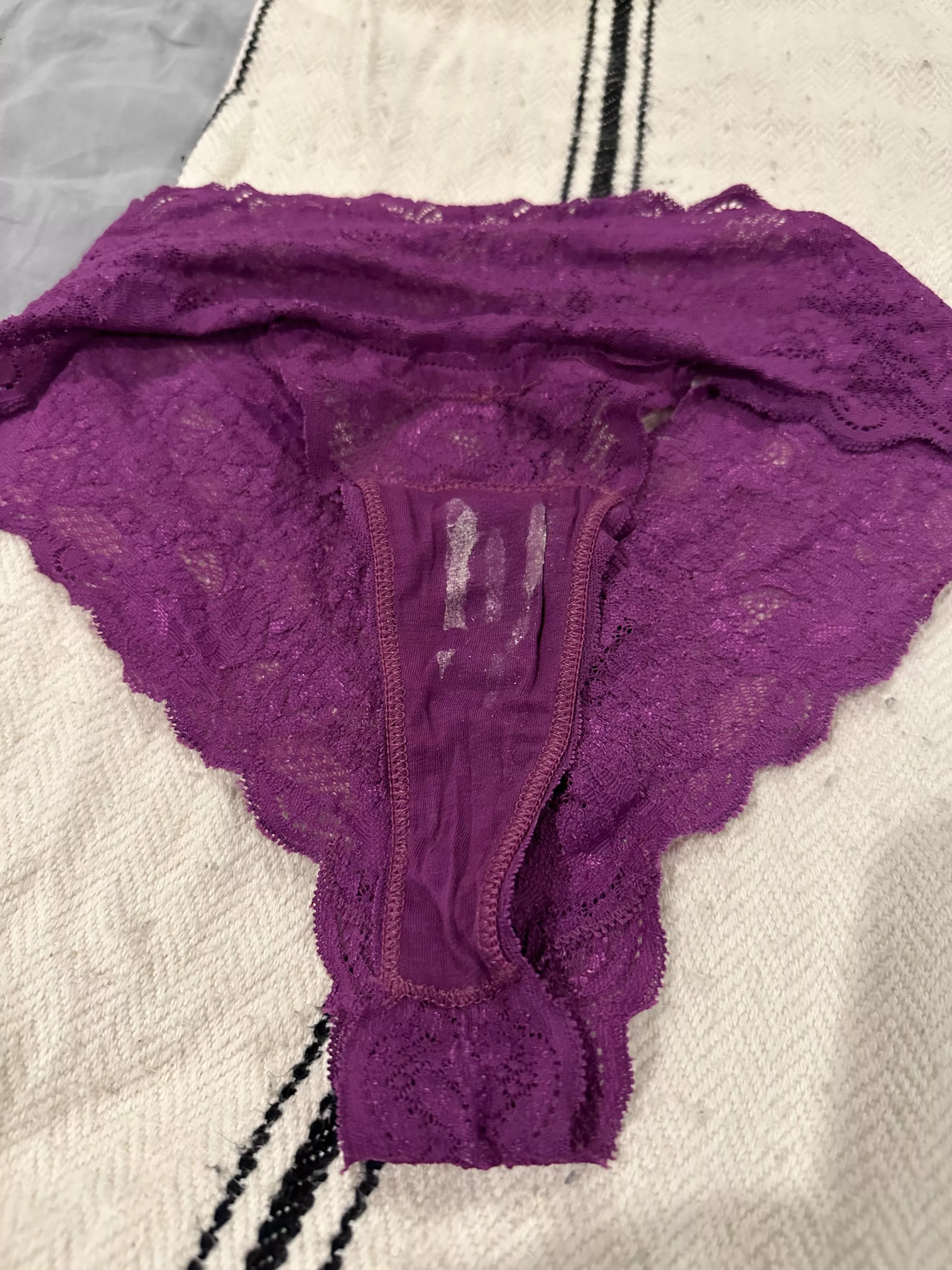 Nice stain from a day’s wear!