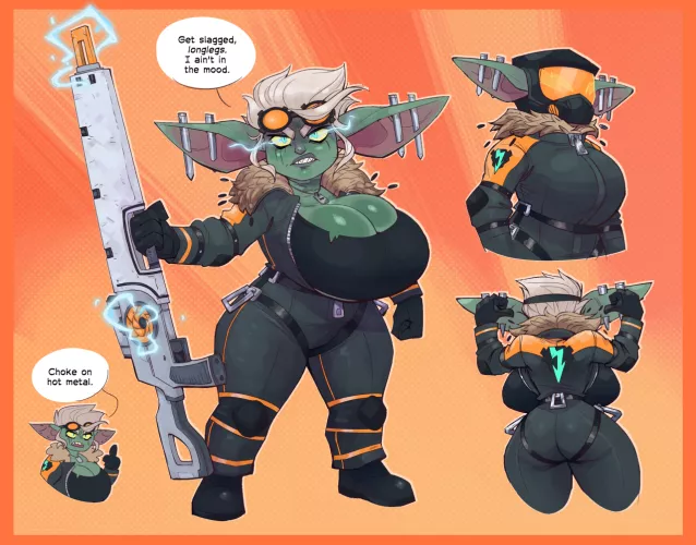 Quinn, Leader of the Bolt Riders!, by zegryphos