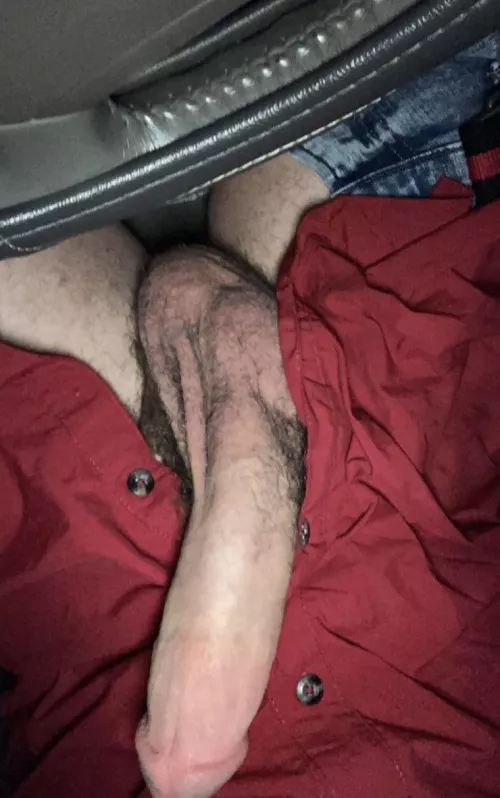 Sorry, definitely time to shave, but my dude and the boys were stoked to escape the jeans.