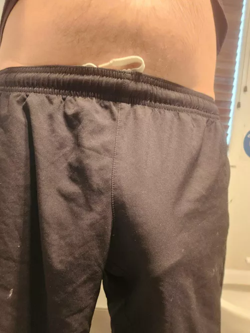The outline on my football shorts