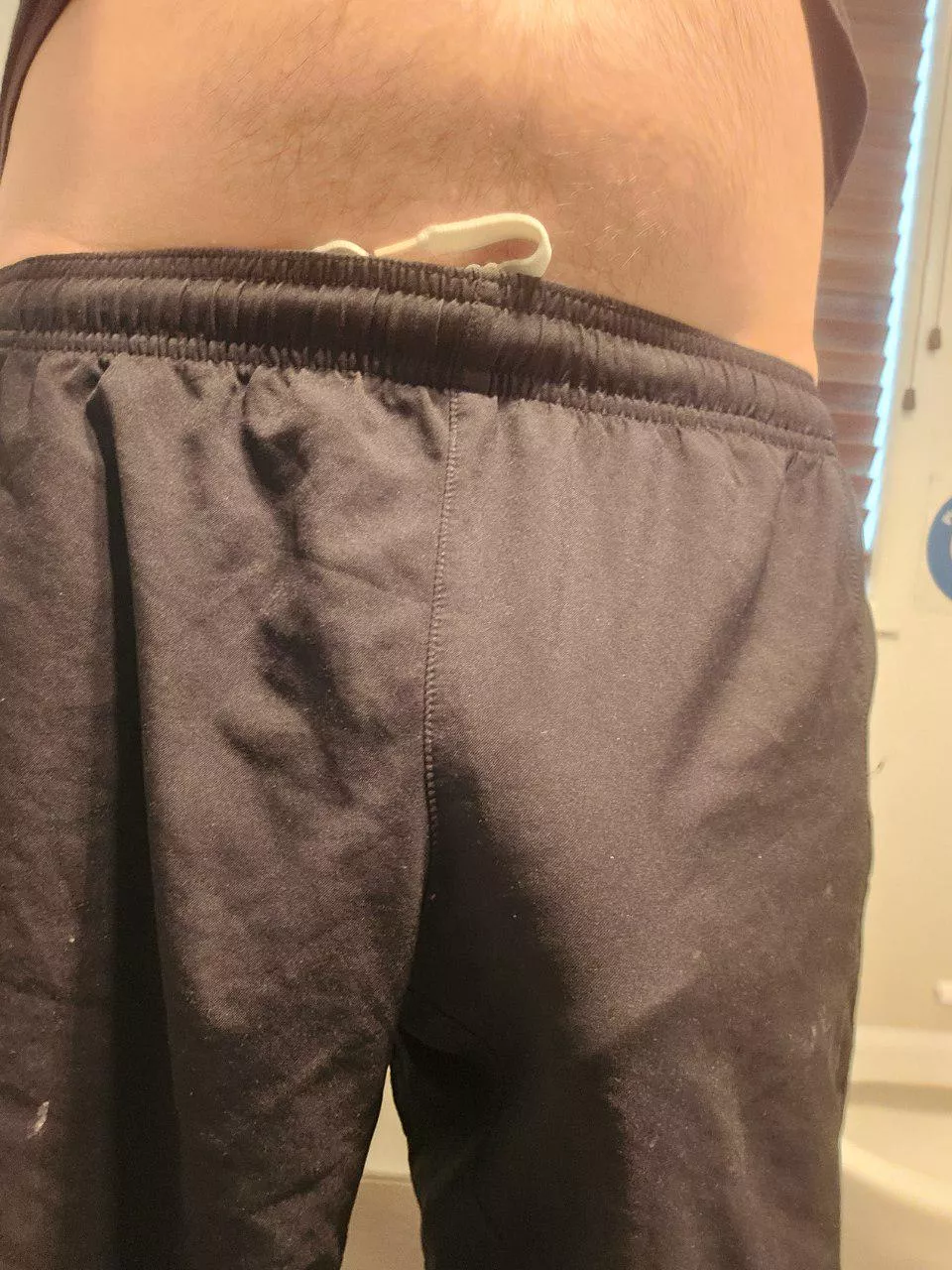 The outline on my football shorts