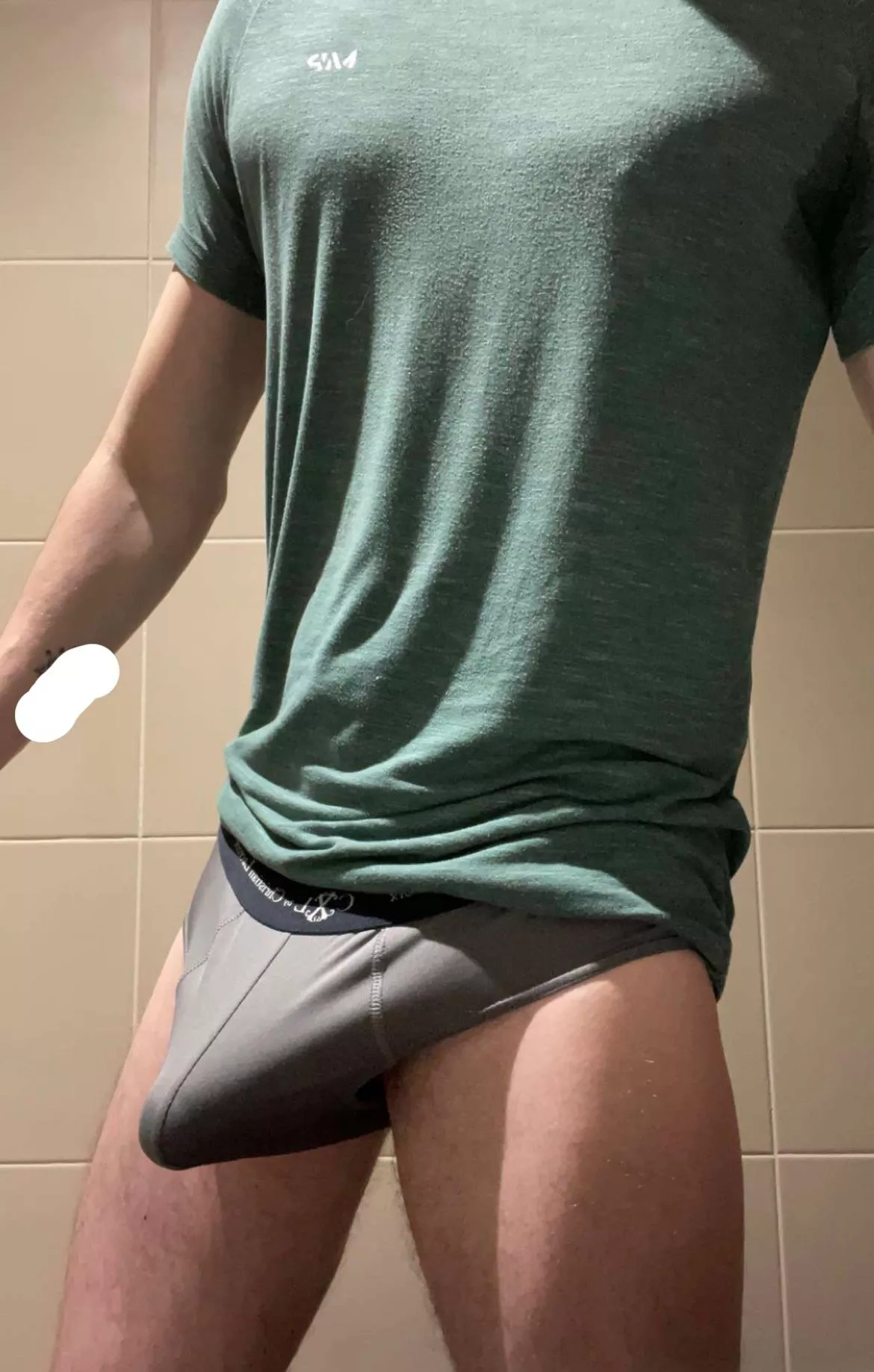 Think this would noticeable at the gym?