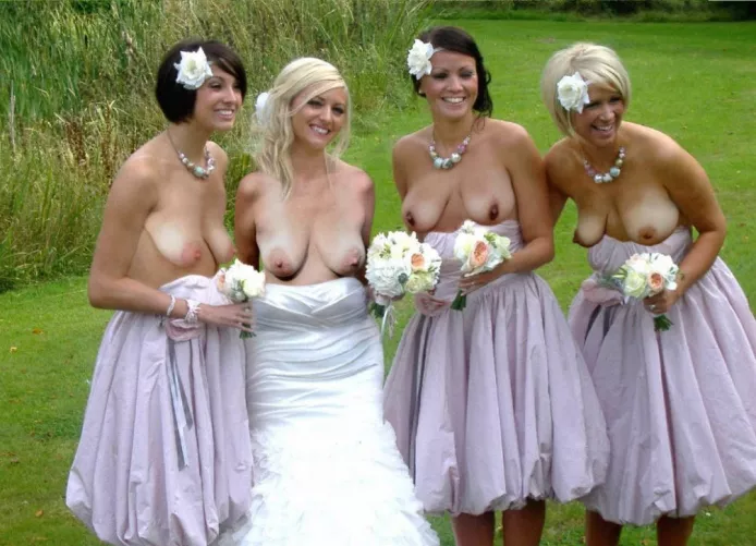 Wedding party could use some support